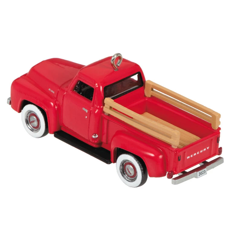 Hallmark Mini Lil' American Trucks 1954 Mercury M-100 2023 Metal Ornament, 0.75" - Image 6