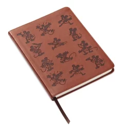 Hallmark Disney Mickey Mouse Brown Faux Leather Journal