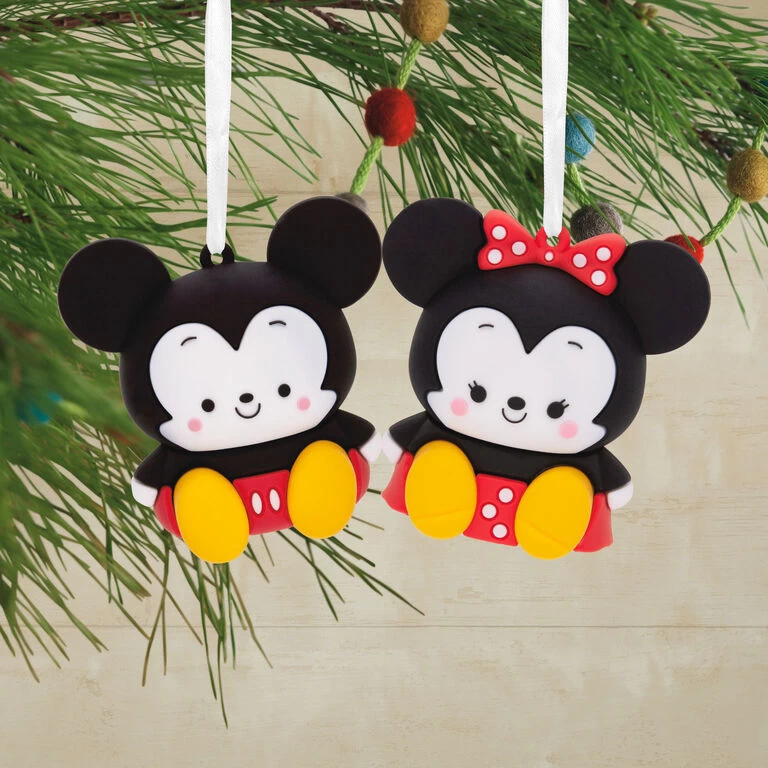 Better Together Disney Mickey And Minnie Magnetic Hallmark Ornaments, Set Of 2 - Image 2