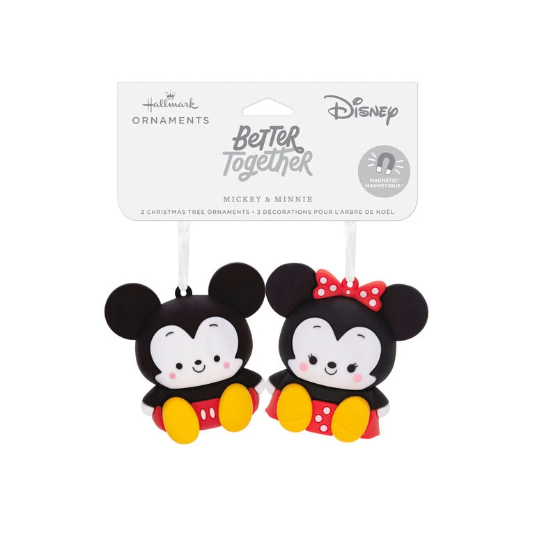 Better Together Disney Mickey And Minnie Magnetic Hallmark Ornaments, Set Of 2 - Image 4