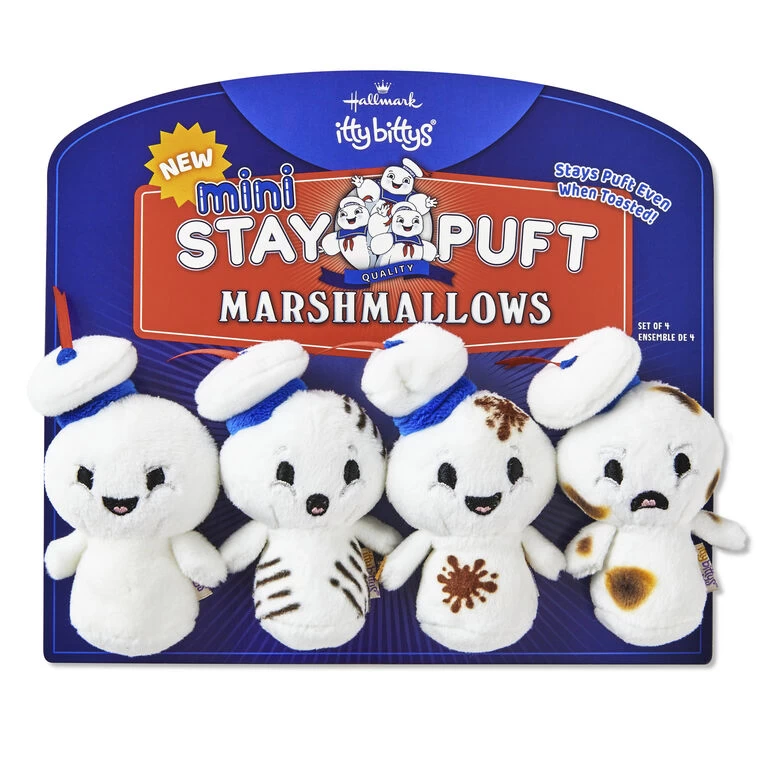 Hallmark Itty Bittys® Ghostbusters: Afterlife™ Mini Stay Puft Marshmallows Plush, Set Of 4 - Image 3
