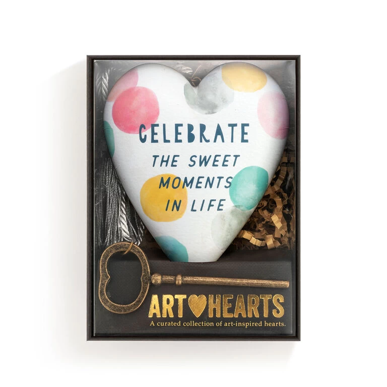 Demdaco Moments In Life Art Heart With Key Stand - Image 4