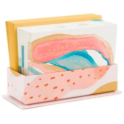 Hallmark Morgan Harper Nichols Assorted Blank Note Cards In Caddy, Pack Of 40