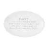 Mud Pie Happy Definition Oval Ceramic Platter