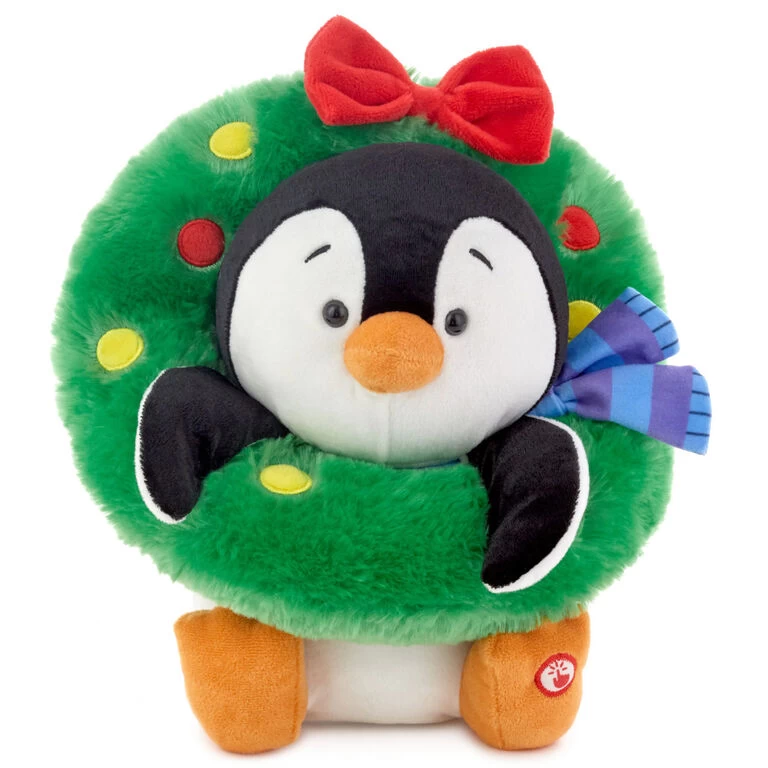 Hallmark Playful Penguins All Decked Out Musical Plush Penguin With Light And Motion