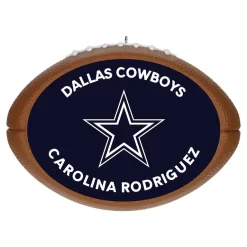 Hallmark NFL Football Dallas Cowboys Text Personalized Ornament