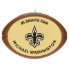 Hallmark NFL Football New Orleans Saints Text Personalized Ornament