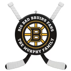 NHL Hockey Personalized Ornament, Boston Bruins®