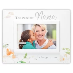Malden The Sweetest Nana Floral Picture Frame, 4x6
