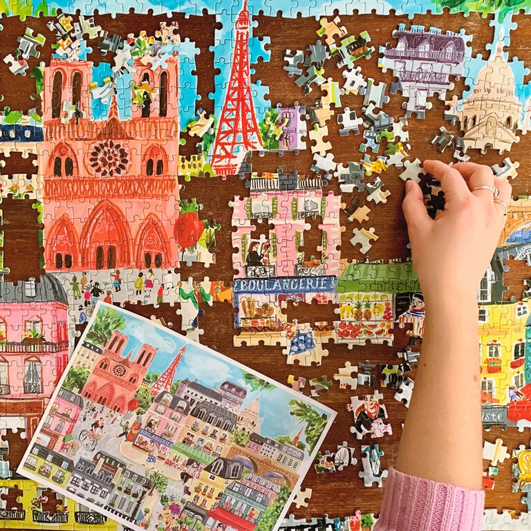 Eeboo Paris In A Day 1000-Piece Jigsaw Puzzle - Image 4