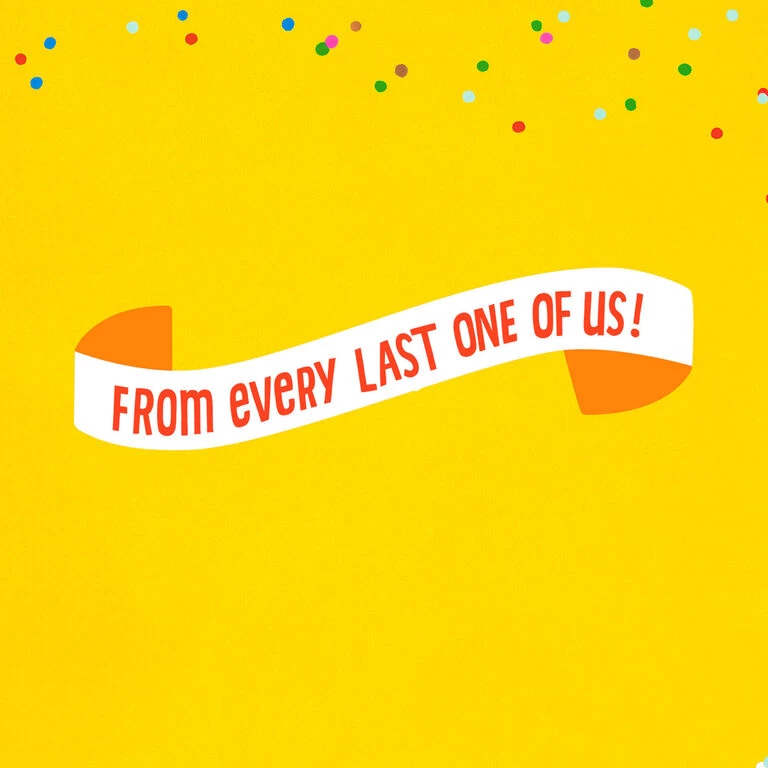 Hallmark 16" Party Cats And Dogs Jumbo Birthday Card From All - Image 2