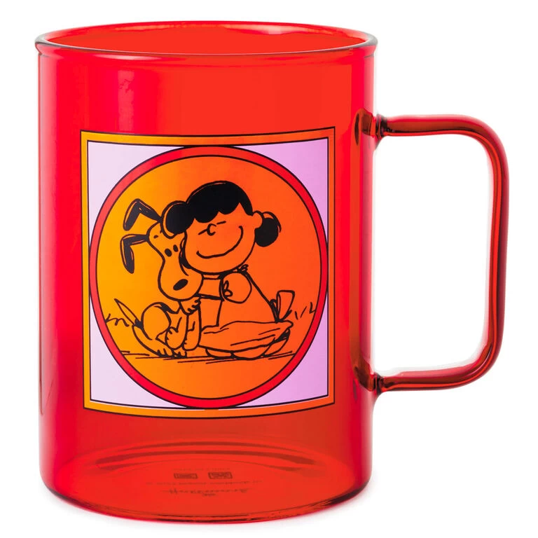 Hallmark Peanuts® Happiness Is A Warm Puppy Glass Mug, 20 Oz.