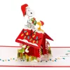 Hallmark Peanuts® Snoopy Joy To The World 3D Pop-Up Christmas Card