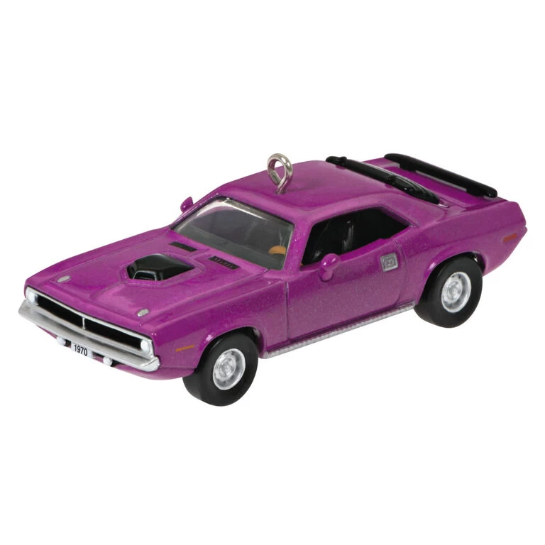 Hallmark Mini Lil' Classic Cars 1970 Plymouth HemiĀ® 'Cuda 2023 Metal Ornament, 0.58"