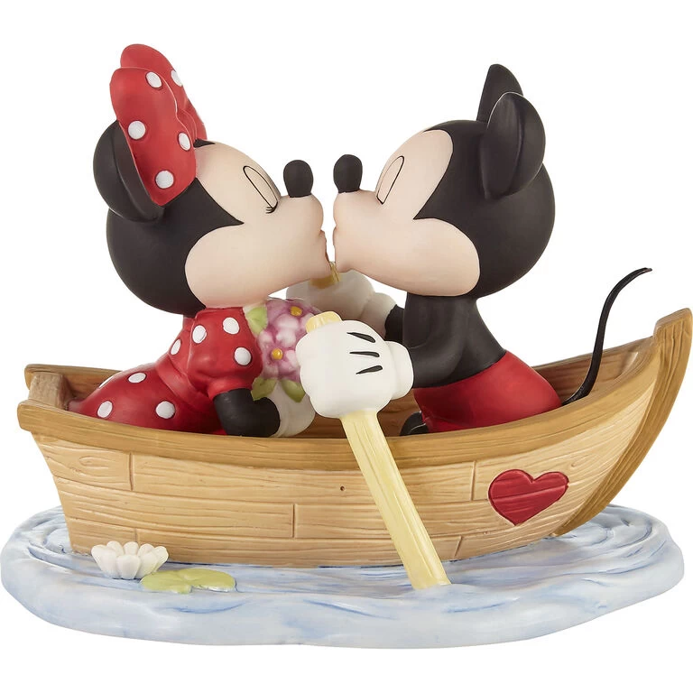 Precious Moments Disney Never Drift Apart Mickey And Minnie Mouse Figurine, 5"