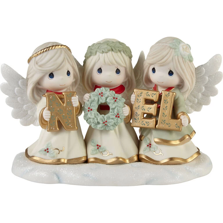 Precious Moments Joyeux Noel Limited Edition Figurine, 5.3"