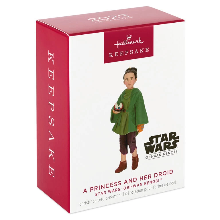 Hallmark Star Wars: Obi-Wan Kenobi⢠A Princess And Her Droid Ornament - Image 4