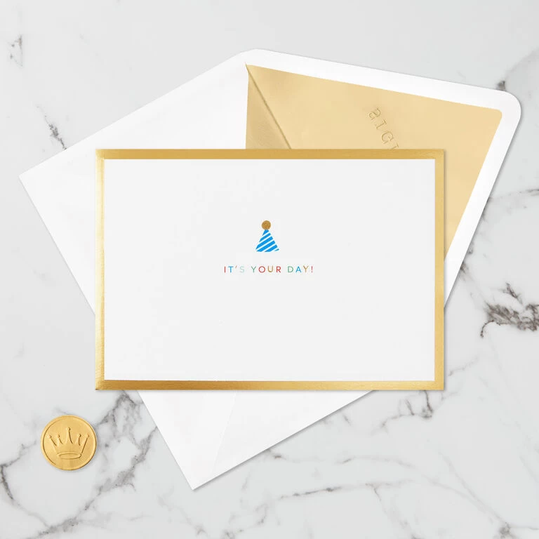 Hallmark It's Your Day Puppy In Present 3D Pop-Up Birthday Card - Image 4