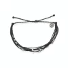 Pura Vida Black And Silver Celestial Malibu Bracelet
