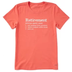 Life Is Good Retirement Definition Women's T-Shirt, Medium