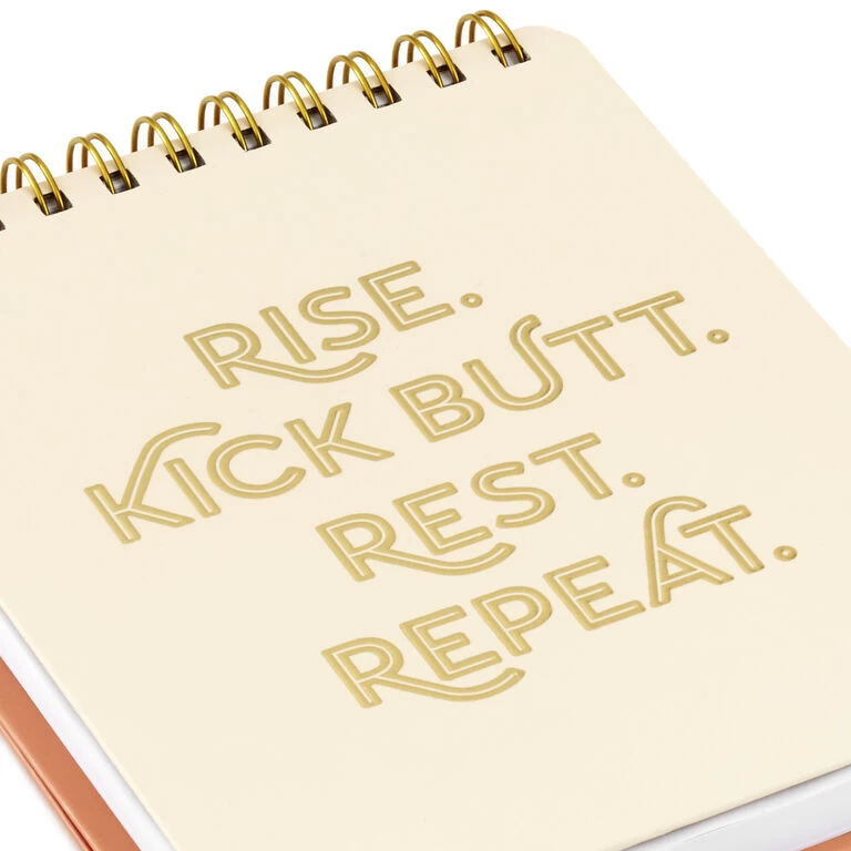 Hallmark Kick Butt, Repeat Easel Notebook - Image 7
