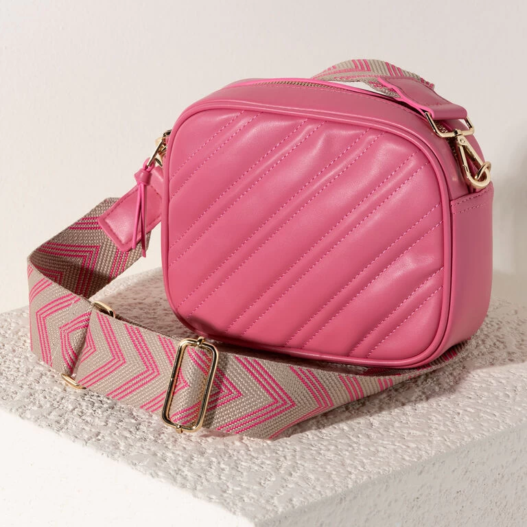 Shiraleah Pink Charlie Crossbody Purse - Image 2