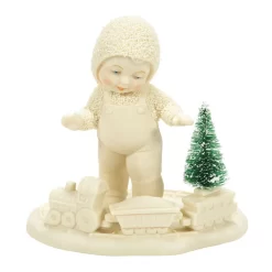 Enesco Snowbabies All Aboard Figurine, 3.98"