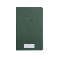 Designworks Ink Green Standard Issue Tall Hardcover Notebook