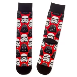 Hallmark Star Wars™ Darth Vader™ And Stormtrooper™ Helmet Novelty Crew Socks