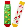 Hallmark Tacos And Hot Sauce Better Together Funny Crew Socks