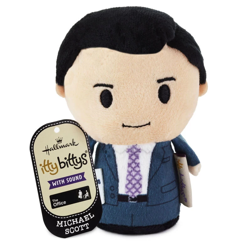 Hallmark Itty Bittys® The Office Michael Scott Plush With Sound - Image 2