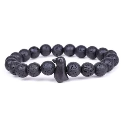 Fahlo Black Bead Penguin Passage Bracelet
