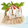 Hallmark Tropical Beach Scene 3D Pop-Up Anniversary Card