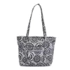 Vera Bradley Small Vera Tote In Tranquil Medallion