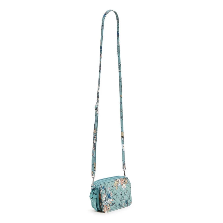 Vera Bradley RFID All-in One Crossbody Purse In Sunlit Garden Sage - Image 2