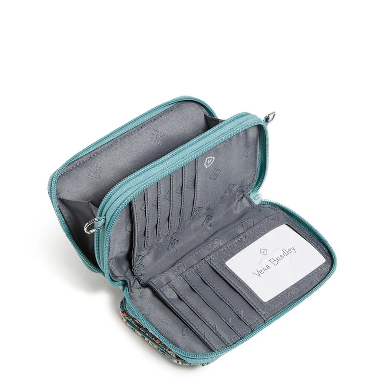 Vera Bradley RFID All-in One Crossbody Purse In Sunlit Garden Sage - Image 3