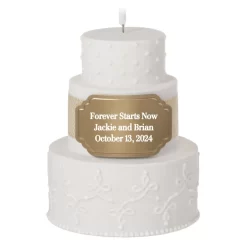 Hallmark Wedding Cake Personalized Ornament