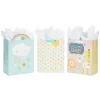 Hallmark 13" Welcome Baby 3-Pack Assorted Gift Bags With Tissue