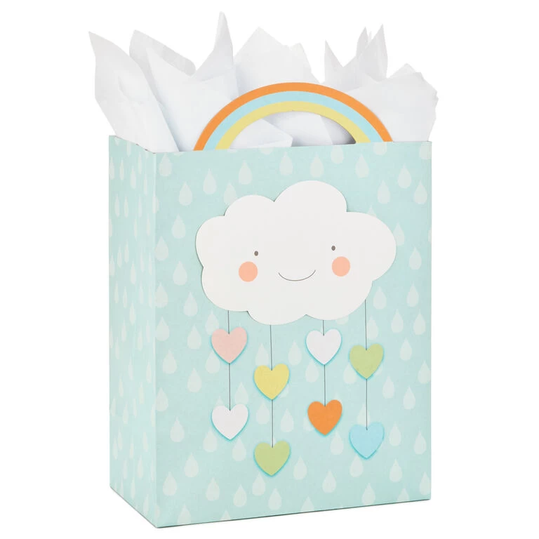 Hallmark 13" Welcome Baby 3-Pack Assorted Gift Bags With Tissue - Image 5
