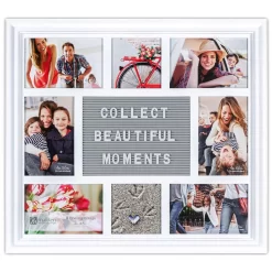Malden Photo Collage Letterboard White Picture Frame, 18.5x16.5