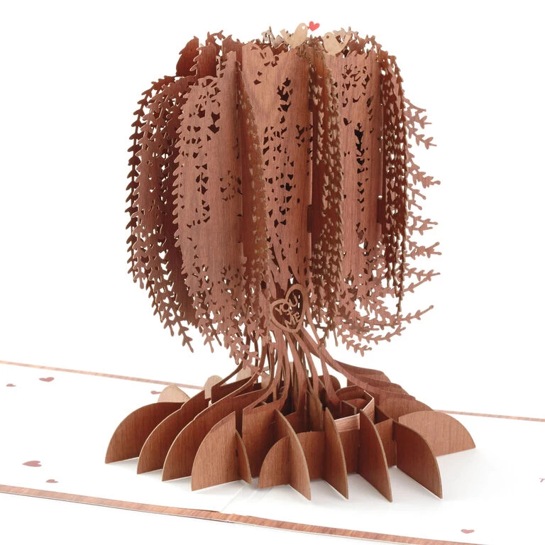Hallmark Willow Tree You And Me Always 3D Pop-Up Love Card