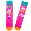 Hallmark Wine Is A Hug In A Glass Funny Crew Socks