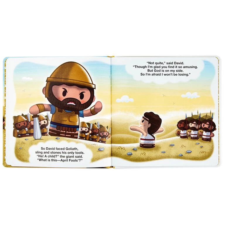 Hallmark Itty Bittys® David And Goliath Plush And Storybook Set - Image 3